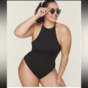 ANDIE the Asbury One Piece  Swimsuit In Black NWT Size L